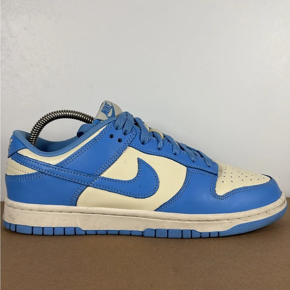 Nike Dunk Low Retro Coconut Milk University Blue DV0833-113 Sneakers size 8 - Picture 3 of 8